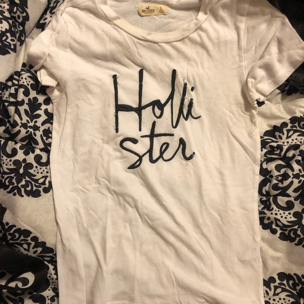 White Hollister Tee